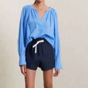 A.L.C. Nomad Cotton Top Blue Sz 6 NWT